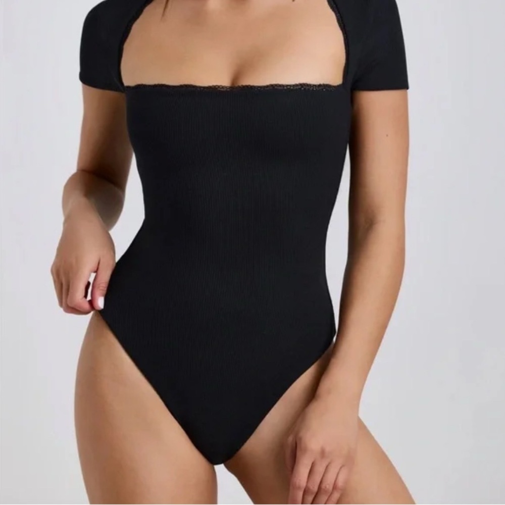 Elegant Black Women's Bodysuit